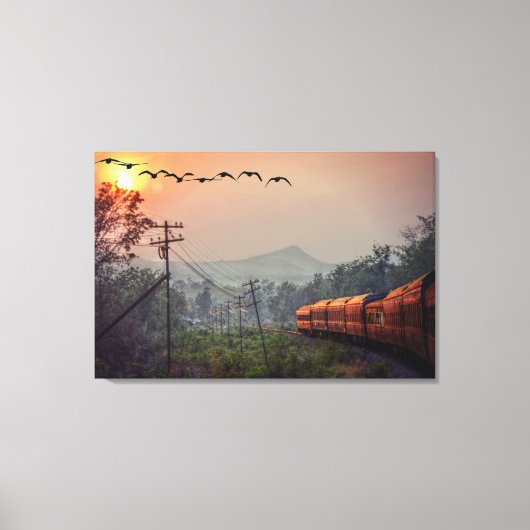 旅行 キャンバスプリント (正面)