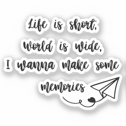 旅行 シール (正面)