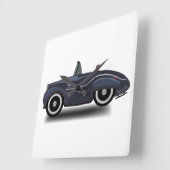 旅行 スクエア壁時計 (傾斜)