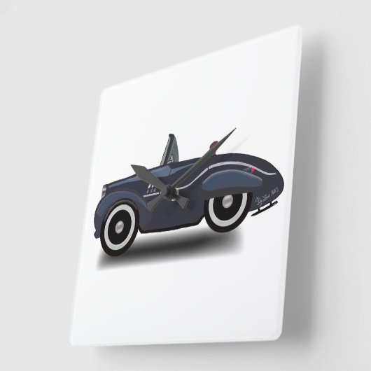 旅行 スクエア壁時計 (傾斜)