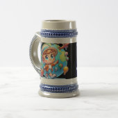 旅行、スマイル、繰り返し ビールジョッキ (正面左)