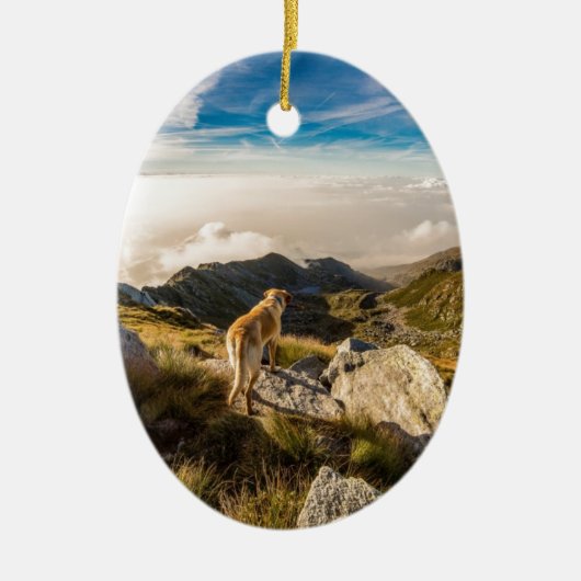 旅行 セラミックオーナメント (正面)