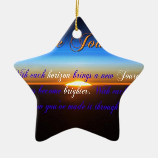 旅行 セラミックオーナメント (正面)