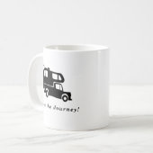 旅行-トラックのキャンピングカーのマグ--を楽しんで下さい コーヒーマグカップ (正面左)
