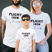 旅行 フライトクルー 飛行機 飛ぶ モダン 休暇 Tシャツ