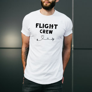 旅行 フライトクルー 飛行機 飛ぶ モダン 休暇 Tシャツ