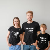 旅行 フライトクルー 飛行機 飛行 現代 休暇 Tシャツ