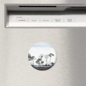 旅行 |フロリダ – イーグルズネスト マグネット (インサイチュ (食洗機))