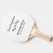 旅行 ブライズシャワー 追加 名前 日付 ミスからミセス シムへ 卓球ラケット (横)