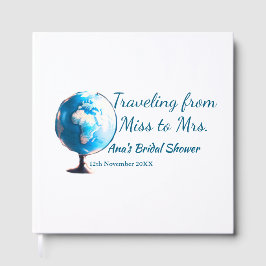 旅行 ブライダルシャワー 追加 名前 日付 ミスからミセス シムへ ゲストブック