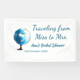 旅行 ブライダルシャワー 追加 名前 日付 ミスからミセス シムへ 横断幕