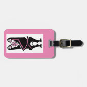 旅行 – ブラックこうもり – ハロウィーン – ゴシック – 野生生物 –  ラゲッジタグ (正面横)