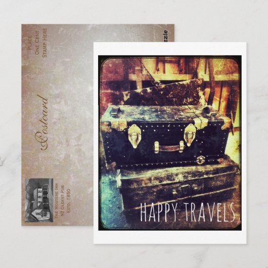 旅行 ポストカード (正面/裏面)