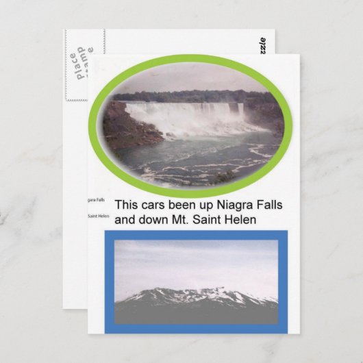 旅行 ポストカード (正面/裏面)