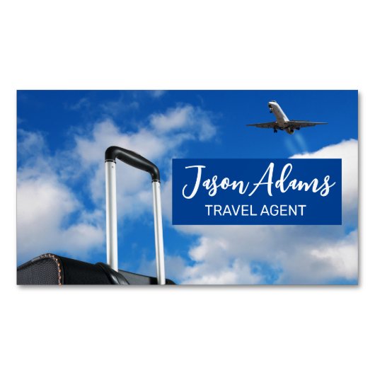 旅行 マグネット名刺 (正面)