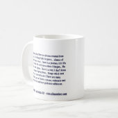 旅行-マグ--を解読します コーヒーマグカップ (正面左)