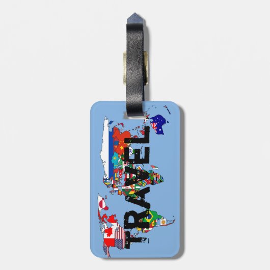 旅行 ラゲッジタグ (裏面縦)