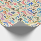 旅行 ラッピングペーパー (角)
