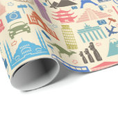 旅行 ラッピングペーパー (ロールコーナー)