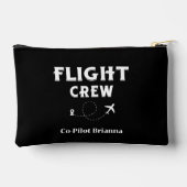 旅行 乗務員 介添え人 友人グループ カスタム アクセサリーポーチ (裏面)