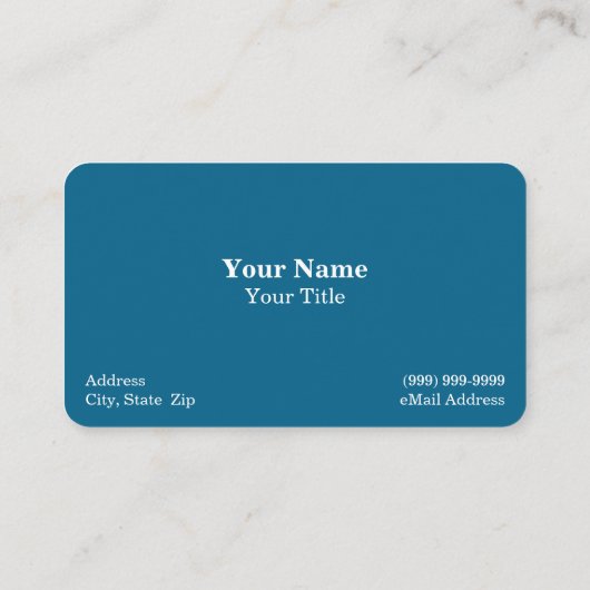 旅行/休暇の名刺 名刺 (裏面)