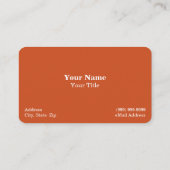 旅行/休暇の名刺 名刺 (裏面)