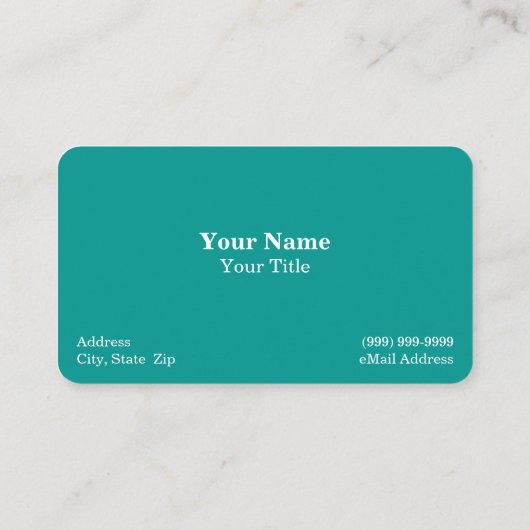 旅行/休暇 名刺 (裏面)