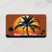 旅行/休暇 名刺 (正面)