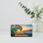 旅行/休暇 名刺 (スタンド正面)