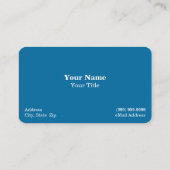 旅行/休暇 名刺 (裏面)