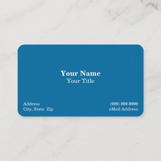 旅行/休暇 名刺 (裏面)