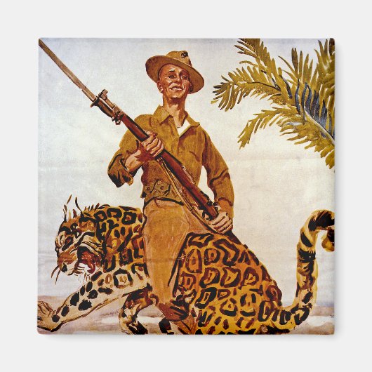 旅行？冒険？海兵隊に参加しろ！ マグネット (正面)