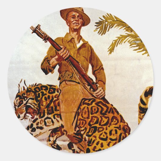 旅行？冒険？海兵隊に参加しろ！ ラウンドシール (正面)