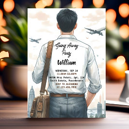 旅行 出発 別離 さようなら パーティー 招待状