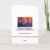 旅行-挨拶状--を解読します カード (裏面)