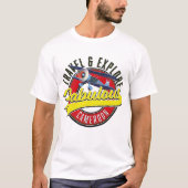旅行&探索Fabulous Cameroonロゴ Tシャツ (正面)