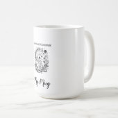 旅行：未知の至福を見つける コーヒーマグカップ (正面右)