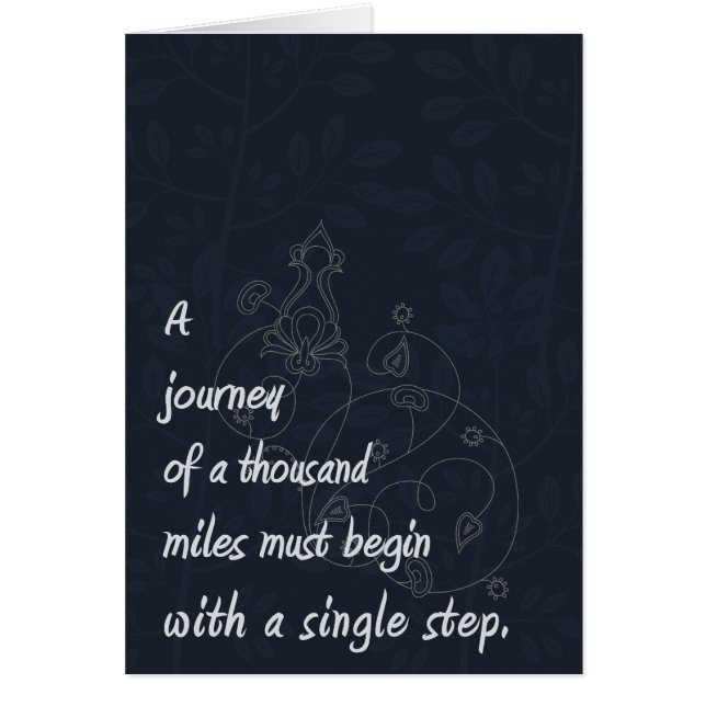 "旅行…" 禅の諺 (正面)