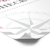 旅行 航空機 パーティー テーマ ゲスト チェックイン ウェルカム ポスター (角)