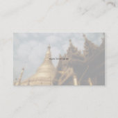 旅行-金の塔名刺 名刺 (裏面)