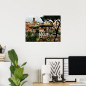 旅行 |雨の日のイタリア、ローマ ポスター (ホームオフィス)