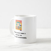 旅行: 'home'はWi-Fiコネクタの任意の場所 コーヒーマグカップ (正面左)