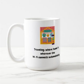 旅行: 'home'はWi-Fiコネクタの任意の場所 コーヒーマグカップ