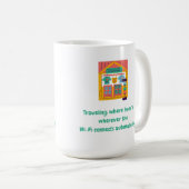 旅行: 'home'はWi-Fiコネクタの任意の場所 コーヒーマグカップ (正面右)