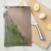 旅行BRB砂利トラック景色の空のユート語 キッチンタオル (四つ折り)