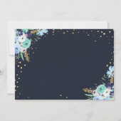 旅行From 恋しく思  Mrsフローラブライダルシャワー 招待状 (裏面)