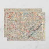 旅行RSVPポストカード インビテーションポストカード (正面/裏面)