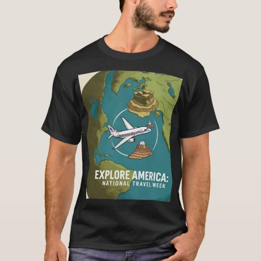旅行Tシャツが大好き Tシャツ (正面)