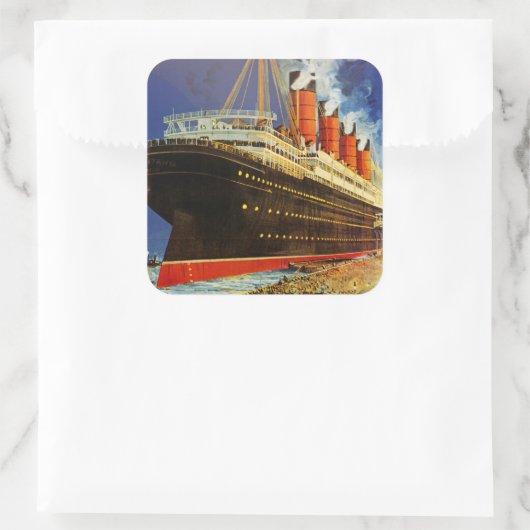 旅館出発 スクエアシール (バッグ)