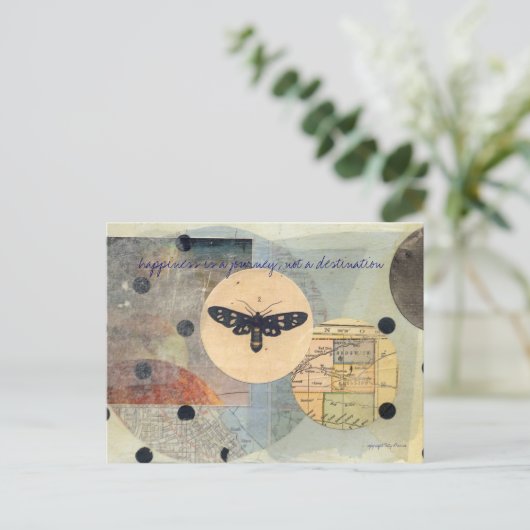 「旅」はがき ポストカード (スタンド正面)